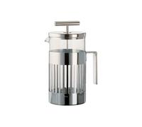 ALESSI - 9094/8 - CAFETIERE PRESSO-FILTRE OU A INFUSION EN ACIER INOXYDABLE 18/10 BRILLANT ET VERRE RESISTANT AU FEU