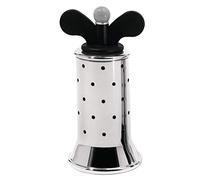 Generique Moulin à poivre et salière 9098 B, acier inoxydable, ailettes polyamide noir