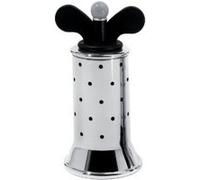 ALESSI 9098 B MOULIN À POIVRE / SALIÈRE EN ACIER INOXYDABLE AVEC AILETTES EN POLYAMIDE NOIRE G