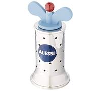 Alessi 9098 - Moulin à Poivre Design avec Ailettes, Acier Inoxydable et Résine Thermoplastique, Azure, Bleu