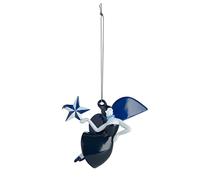 Alessi AAA08 2 Décoration de Noël, Danseur, Céramique, Blanc, 10,9 x 5,7 x 8,7 cm