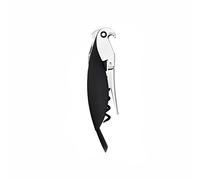 Alessi AAM32 B Parrot - Tire-bouchon sommelier en fonte d'aluminium et PC, noir