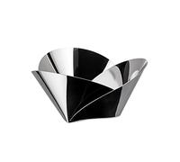 Alessi Abi03 Harmonic Corbeille en Acier Inoxydable 18/10 Brillant, Ø 22 Cm, Argenté