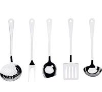 Alessi – Set de couverts de cuisine AJM19S5 L, acier inoxydable, 5 pièces