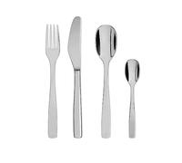 Alessi Ajm22s24m Knifeforkspoon Service à Couverts 24 Pièces Monobloc en Acier Inoxydable 18/10 Brillant, Argenté, Monoblock