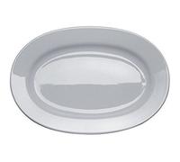 Alessi - Ajm28/22 - Assiette de Plateau / Service Ovale En Porcelaine Blanche