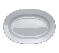 Alessi Ajm28/22 Platebowlcup Plat De Service Ovale En Porcelaine Blanche
