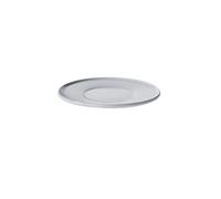 Alessi Ajm28/77 Platebowlcup Soucoupe Pour Tasse à Moka en Porcelaine Blanche, Set de 4 Pièces