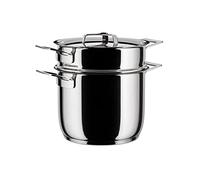Alessi Set de pâtes AJM306SET – Acier inoxydable 18/10 brillant 5 L