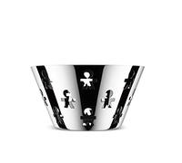 Alessi AKK05 Girotondo Coupe à Fruits Design avec Décoration Perforée Acier Inoxydable, Diametre 23 cm