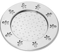 Alessi – Dessous de verre Mini Girotondo antiventouse en acier inoxydable 18/10 – Set de 4 pièces