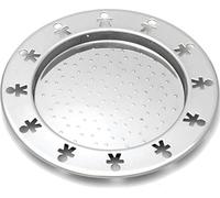 Alessi AKK80/15 - DESSOUS DE VERRE - A di Mini Girotondo Dessous de Bouteille Antiventouse en Acier Inoxydable 18/10 - Set de 2