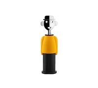 Alessi Tire-bouchon Alessandro M. – Résine thermoplastique et zamak chromé – Jaune/Noir 21x6 cm