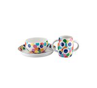 Alessi AM39S1 Alessini - Proust Service de Table pour Enfants - Bone China, Multicolore
