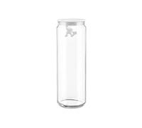 Alessi Amdr04 Gianni a Little Man Holding on Tight Boîte de Cuisine en Verre avec Couvercle en Résine Thermoplastique, Blanc, 200 cl