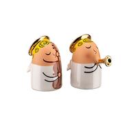 Alessi Amgi26 Set 1 Angels Band Set de deux Figurines en Porcelaine, decorées à la Main