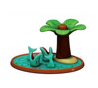 Alessi Amgi33 Little Paradise Figurine en Porcelaine, decorée à la Main, Green
