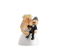 Alessi Amgi59 Abbracciami Amore Mio Figurine Pour Gâteaux de Mariage en Porcelaine, decorée à la Main