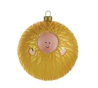 Alessi Amj13 1 Gesù Bambino Boule de Noël en Verre Soufflé, decorée à la Main, Set de 1 Pièce, 9,00 x 9,00 x 26,50 cm