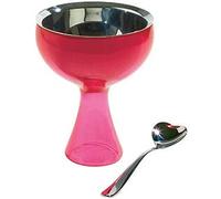 Alessi AMMI01S F Big Love Ice Cream Bowl and Spoon Colour: Rose