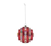 Alessi Arch ESA06 6 - Décoration de Sapin de Noël Design, en Verre Soufflé Décoré à la Main