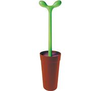 Alessi Asg04 Merdolino Balayette Pour Toilette en Résine Thermoplastique, Marron