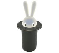 Alessi ASG16 B Magic Bunny Porte Cure Dents Design Résine Thermoplastique Noir
