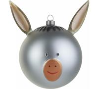 Alessi AMJ13 5 Asinello Boule de Noël, Verre Soufflé, Multicolore
