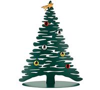 Alessi Bark for Christmas BG06 GR - Décoration De Noël Design en Acier Coloré à La Résine Au Époxyde, Vert avec Aimants en Porcelaine