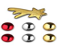 Alessi Bark For Christmas BG06MAGNET - Set D'Aimants en Porcelaine, 7 Pièces