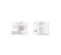 Alessi Bark for Christmas - rond de serviette Barkring, blanc