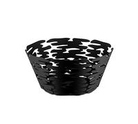 Alessi "BARKET CESTO REDONDO ACERO Y RESINA NEGRO 21cm
