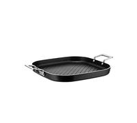 Alessi Batterie de Cuisine en Aluminium, Acier Inoxydable 18/10, Taille Unique, Noir