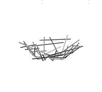 Alessi Corbeille Blow Up acier inoxydable LxlxH 33x32x10,5cm