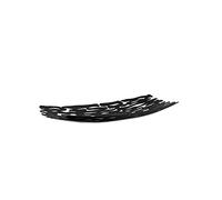 Alessi Bm01 B Bark Centre de Table en Acier Coloré à la Résine Au Époxyde, Noir