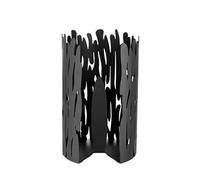 Alessi Porte rouleau de papier de cuisine, Noir, 15,50 x 15,50 x 24,00 cm