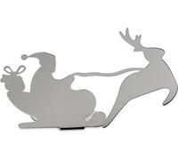Alessi BM07 Boucquillon Maaoui BARKSLED Ornement Décoratif de Noël en Acier Inoxydable