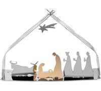 Alessi Crèche de Noël BM09 Bark – Acier inoxydable 23x13x10 cm Multicolore