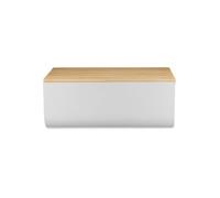 Alessi Boîte à pain Mattina 34 cm Gris chaud-bambou