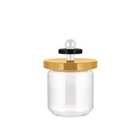 Alessi Pot de stockage ES16 75cl jaune, noir, blanc H x Ø 17x12cm