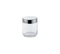 ALESSI Boîte de conservation Veneer 0,75l verre/acier inoxydable