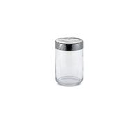 ALESSI Boîte de conservation Veneer 1l verre/acier inoxydable
