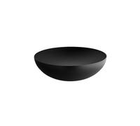 Alessi Bol double DUL02/32BT – Acier coloré, résine époxyde, décor en relief, Noir Ø32 cm