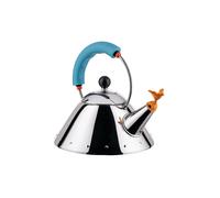Alessi Bouilloire 9093/1 LAZ – Design, compatible induction, fond inox 18/10, bleu clair 100 cl