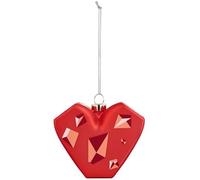 Alessi - Boule Coeur- Amore Al Cubo - Verre soufflé - Rouge