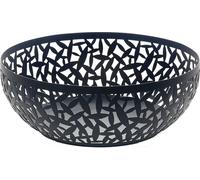 Alessi Cactus! Msa04/29 B - Porte-Fruits Ajouré En Acier 18/10 Et Résine Époxy , Noir Noir