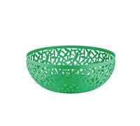 Alessi Cactus MSA04/29GR - Porte-Fruits Ajouré Design, en Acier Coloré à la Résine au Époxyde, Vert, 29 cl