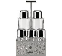 Alessi CACTUS Service de table - huile, vinaigre, sel, poivre, 6 pcs.