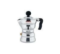 Alessi Cafetière expresso AAM33/1 – Corps en aluminium, poignée et bouton en résine – 1 tasse