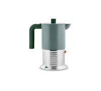 ALESSI Cafetière italienne VITE 6 tasses Aluminium/Vert sauge olive